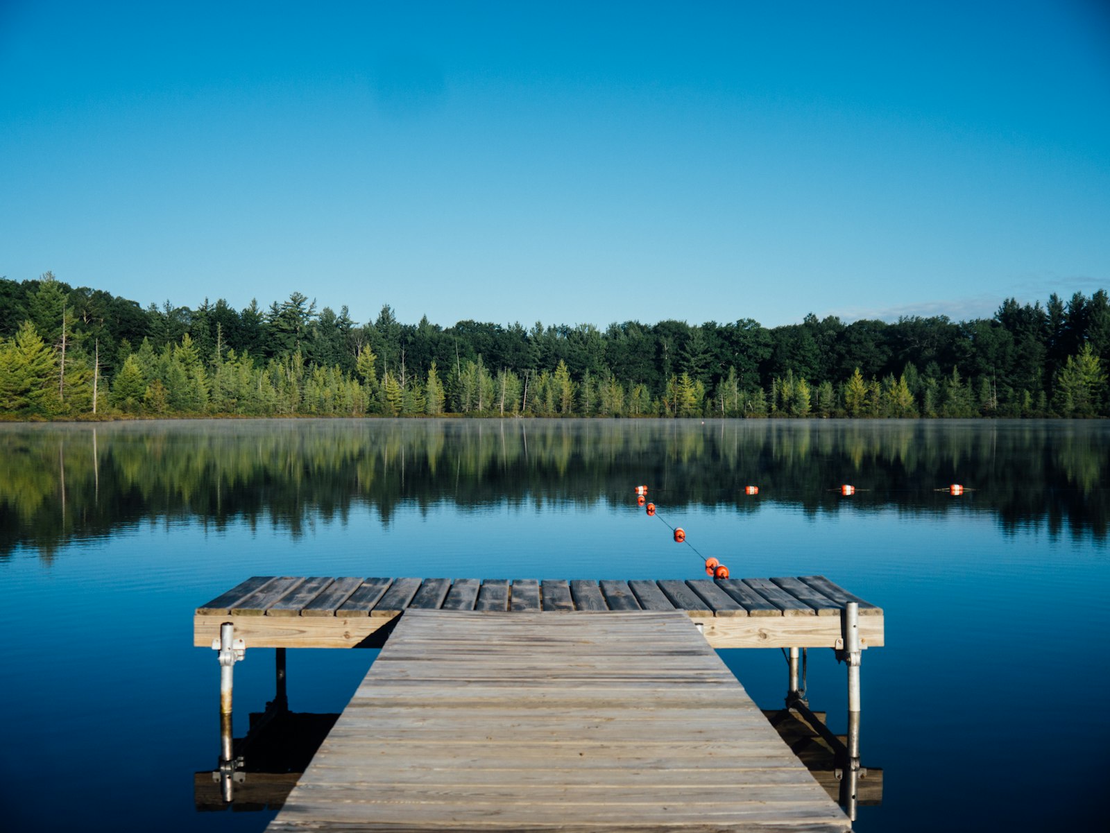 A quiet lake on a legacy ranch